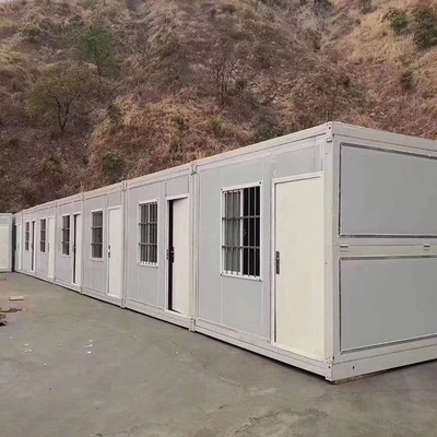 20 Fuß feuerfester Sandwichpaneel vorgefertigter modularer Wohncontainer für Campinghäuser