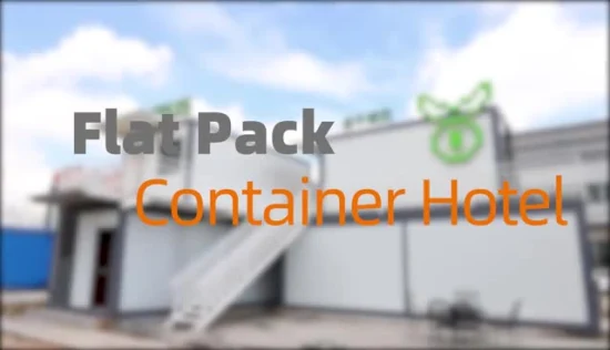 Cbox Office Design Glaswand vorgefertigter Flachpackcontainer Hausbreiter Stahlversandcontainer zum Verkauf